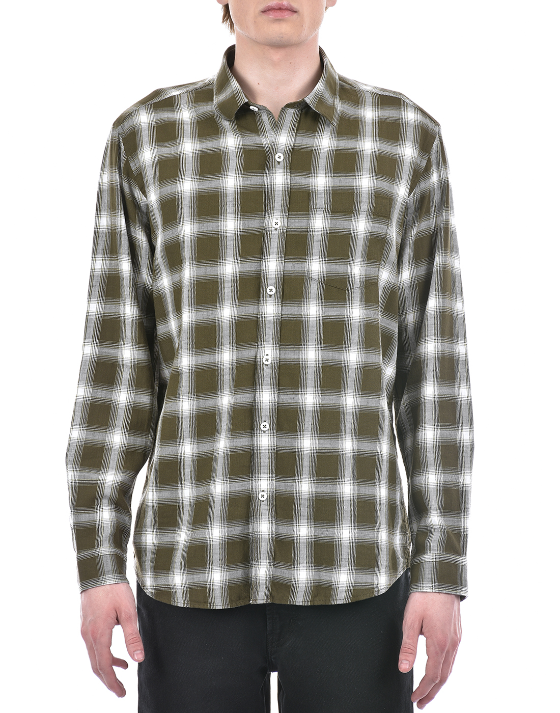Numero Uno Men Checkered Green Shirt